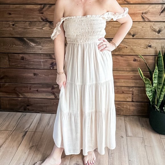 THE SIENNA IVORY DRESS - Picture 8 of 14